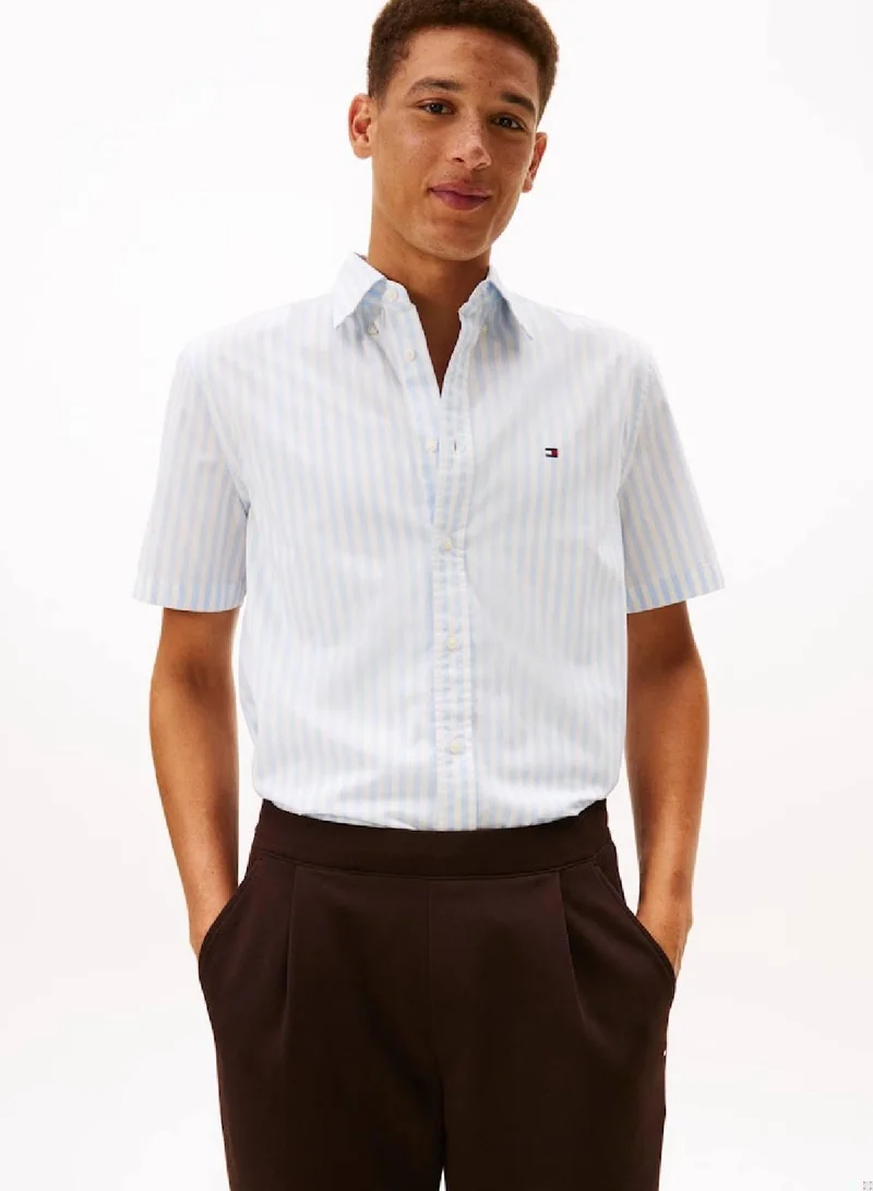 Flex Poplin Stripe Shirt