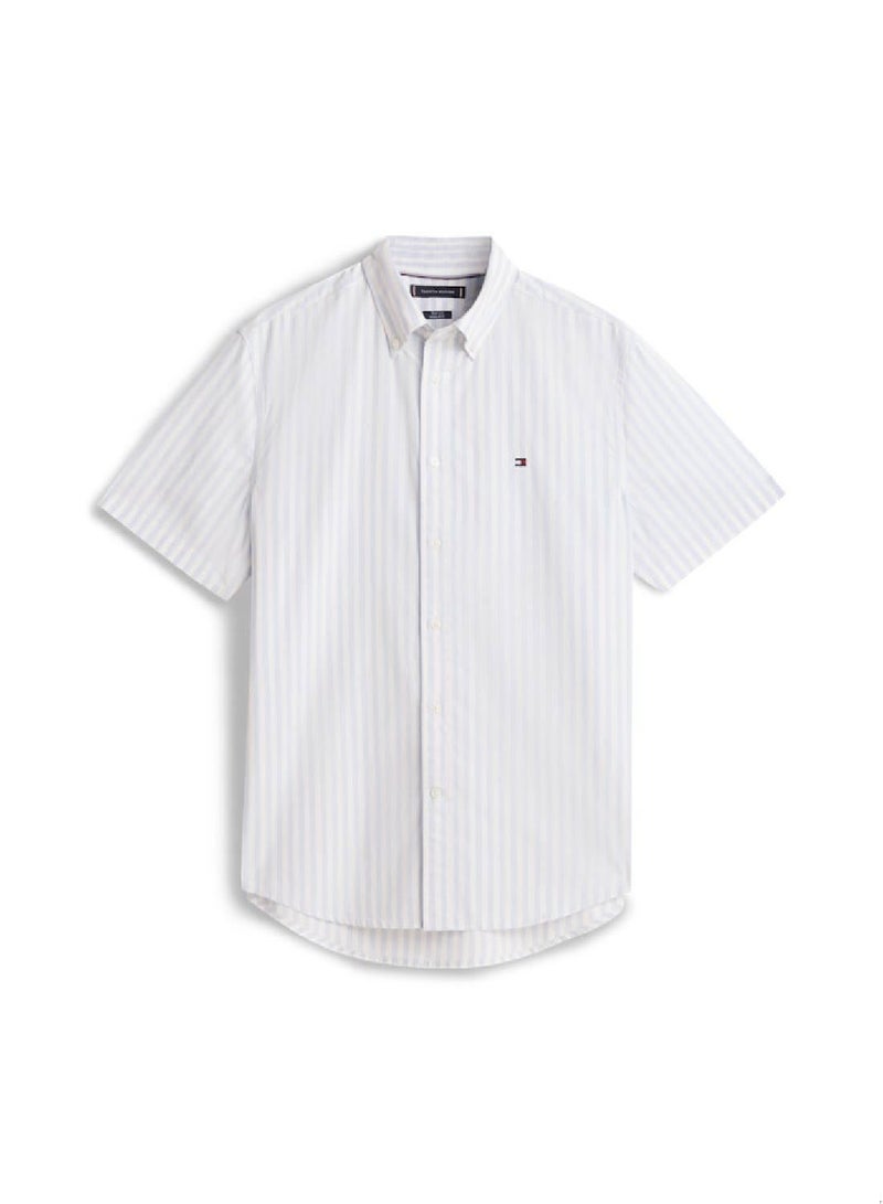TOMMY HILFIGER Flex Poplin Stripe Shirt - Image 4