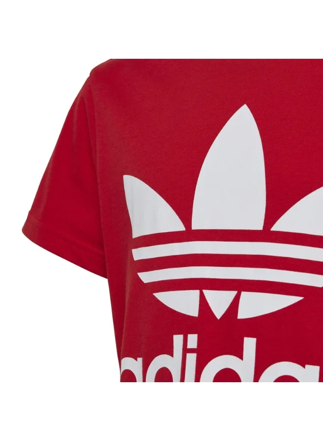 adidas TREFOIL TEE Red Originals Kids T-SHIRTS