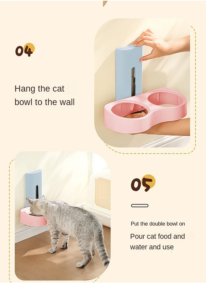 Kidle Hanging Cage Pet Feeder Cats Water Dispenser Cat Feeder Automatic Water Bowl for Dogs & Cats Crate Feeder Dish for Puppy Cats Rabbit  - Image 3