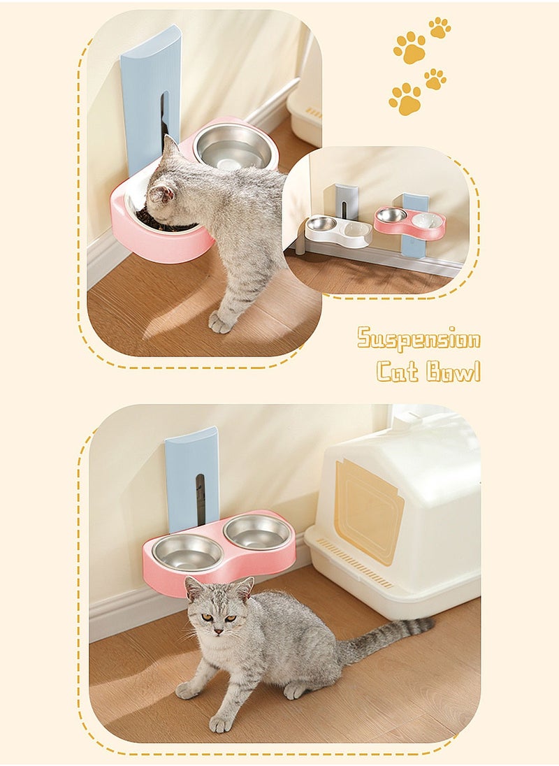Kidle Hanging Cage Pet Feeder Cats Water Dispenser Cat Feeder Automatic Water Bowl for Dogs & Cats Crate Feeder Dish for Puppy Cats Rabbit  - Image 4