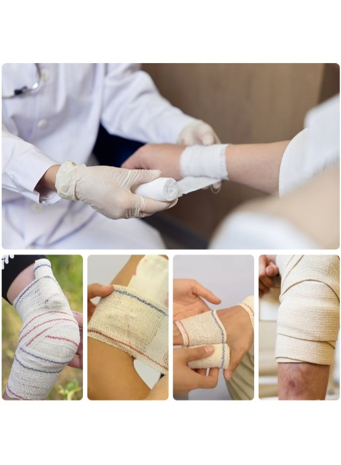 الواحة-TH عبوتان من ضمادة الكريب، 7.5 متر × 4.5 سم - ضمادة كريب ضاغطة متينة، مصنوعة خصيصًا لإصابات العظام والإصابات الرياضية - Image 2