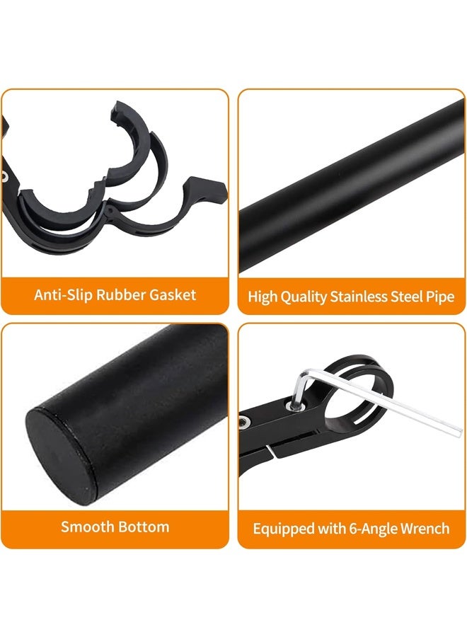 DUNISO Bicycle Handlebar Extender with 2 Brackets Clamp and 1 Hexagonal Wrench, Universal Aluminium Handlebar Extension 1"-1.25" for Light Lamp, Speedometer, GPS, Phone Holder, Action Camera，30 cm  - Image 4