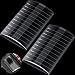Maitys 2 Pcs Eyelash Crystal Pallet Eyelash Extension Tray Lash Holder Bigger Size Glass Pallet False Lash Tray Strip Adhesive Glue Holder 413 x 236 x 047 Inch - Image 2
