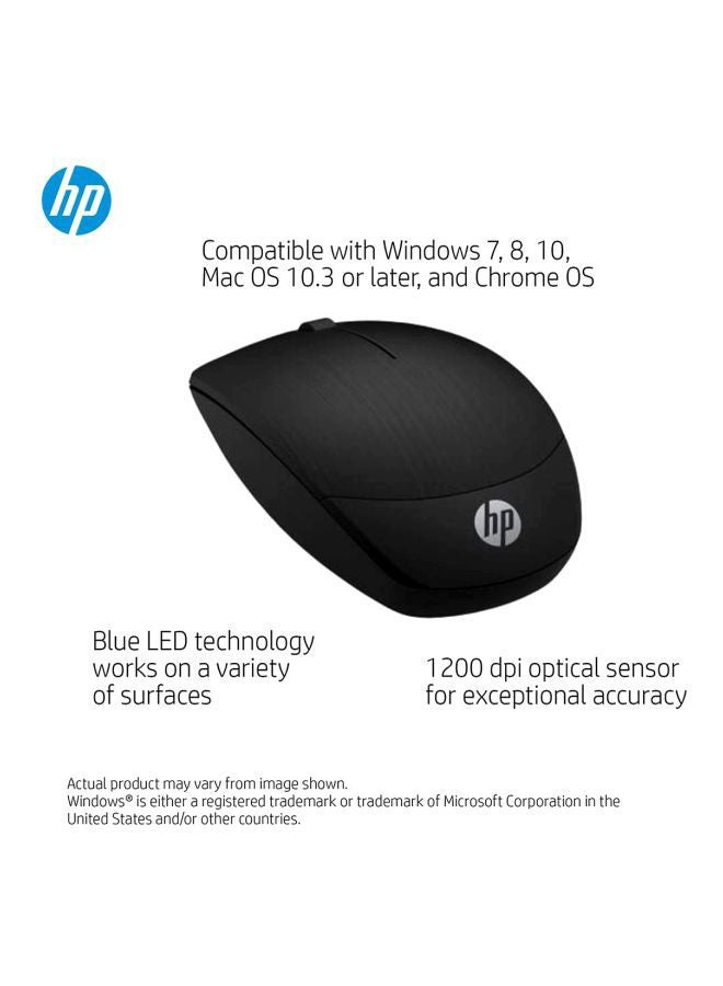 HP Wireless Mouse X200 Black/Silver - Image 5