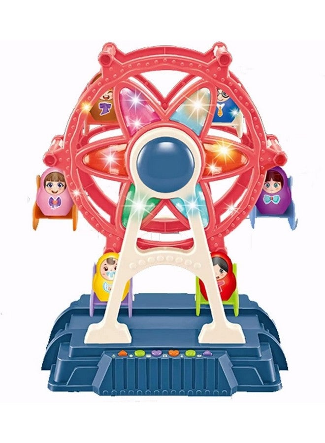 KITIKITTZ Plastic Musical Giant Wheel | Ferris Wheel Toy | Cheerful Music Colorful Lights Ferris Wheel Model for Children Gift (Sky Wheel) - Image 1