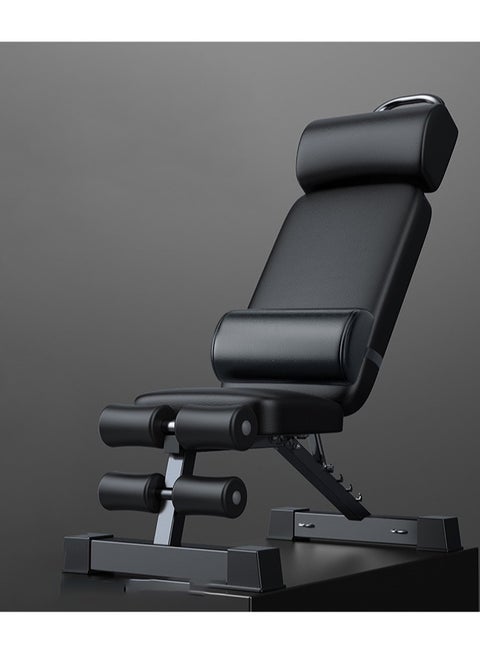 12 IN1 Adjustable Bench, 7Position Foldable Utility Weight Bench Multi-Purpose Strength Training Benches，Roman Chair, Leg Exercises Preacher Curl Rack, Home Exercise Equipment for Full Body Workout