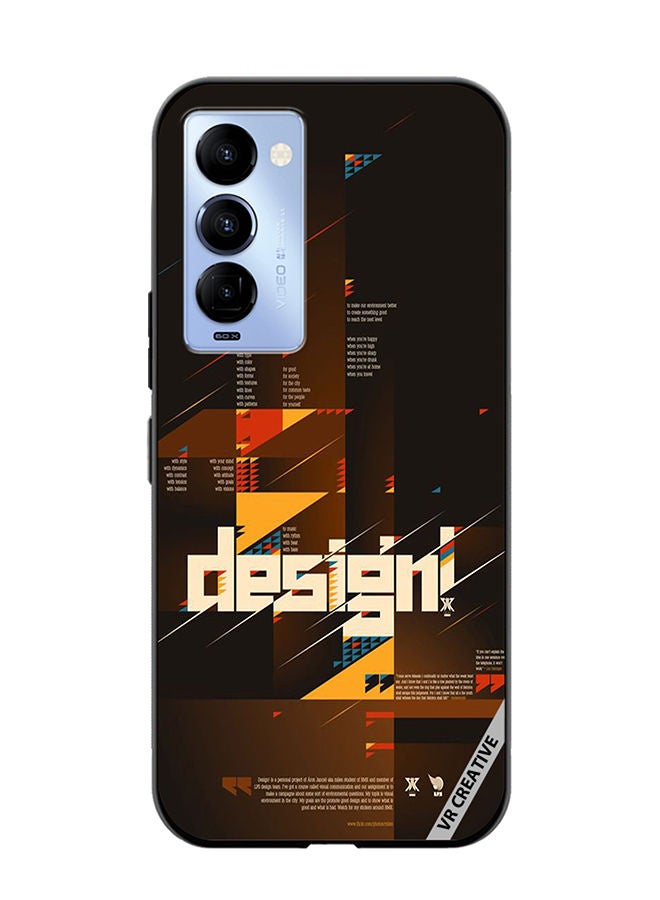 VR CREATIVE Protective Case Cover For Tecno Camon 18/18 P Design Multicolour - Image 1