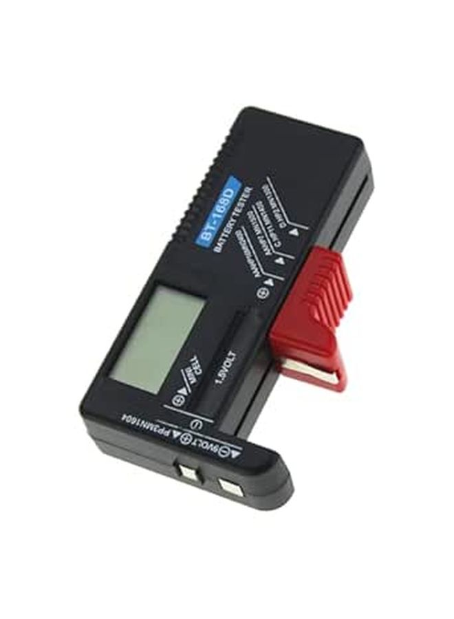 Black Portable Digital Battery Tester 1 9v High Precision Capacity Meter - Image 1