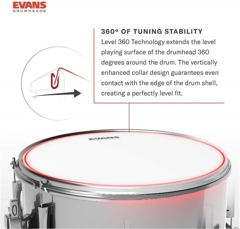 Evans B14DRY Genera Dry 14-inch Snare Drum Head - Image 4