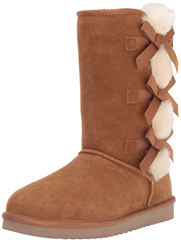 Koolaburra by UGG womens Victoria Tall Fashion Boot, Chestnut, 6 US - Image 1