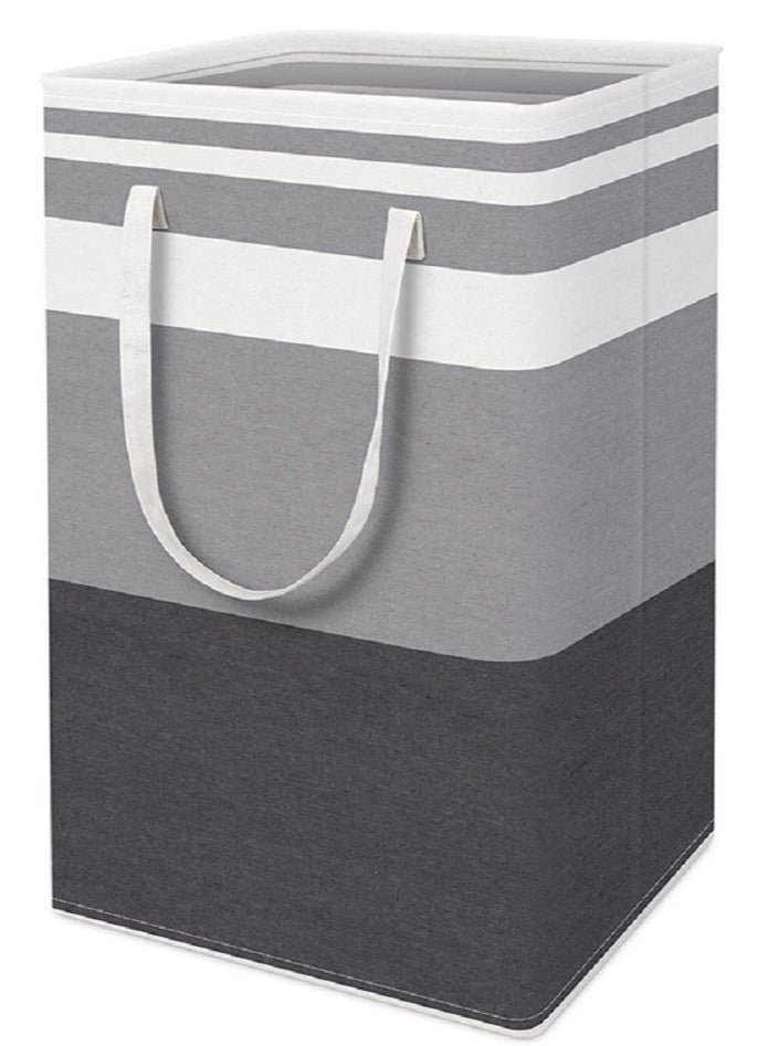 Laundry Hamper, 75L Collapsible Large Laundry Baskets with Easy Carry Handles, Freestanding Waterproof Clothes Hamper, Storage Basket for Toys Clothes, Laundry Organizer  - Image 1