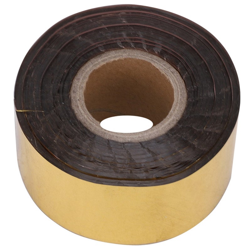 Hot Stamping Foil Paper Leather Cloth Package Box DIY Decoration Accessories 3cm Width 120 Meters/ RollGold - Image 1