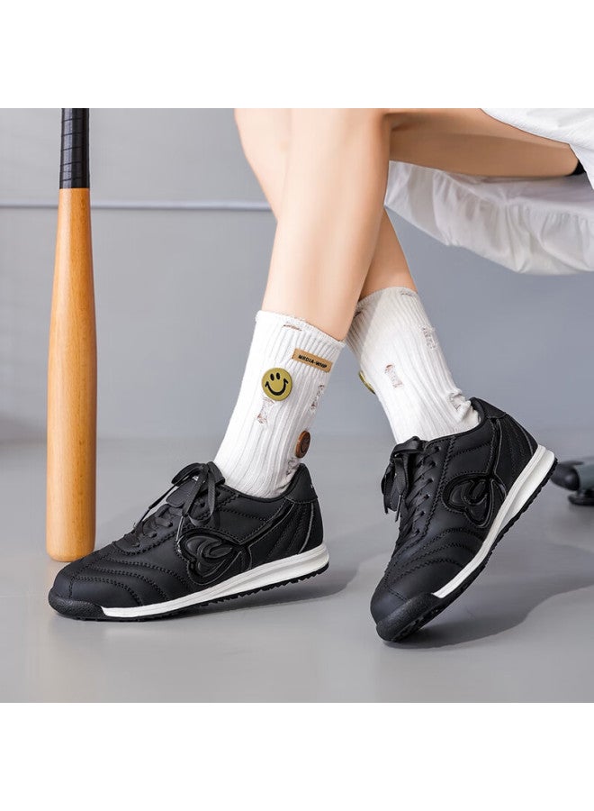 Aigle Women's Sneakers  New Casual Training Shoes Floral Trendy Versatile La Black Size 40 - Image 3