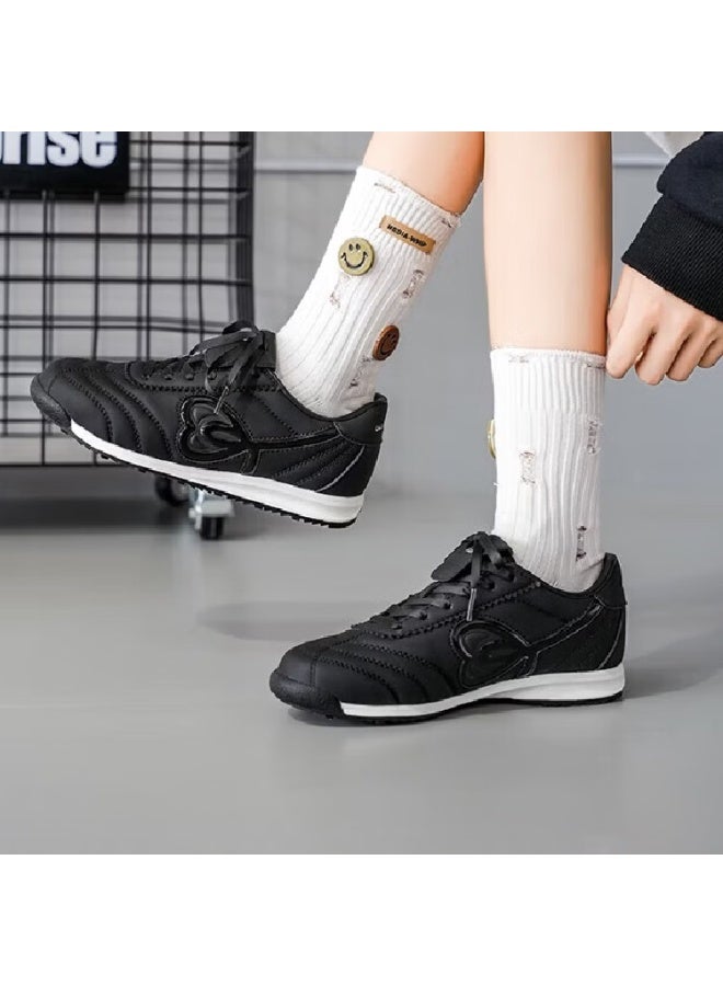 Aigle Women's Sneakers  New Casual Training Shoes Floral Trendy Versatile La Black Size 40 - Image 2