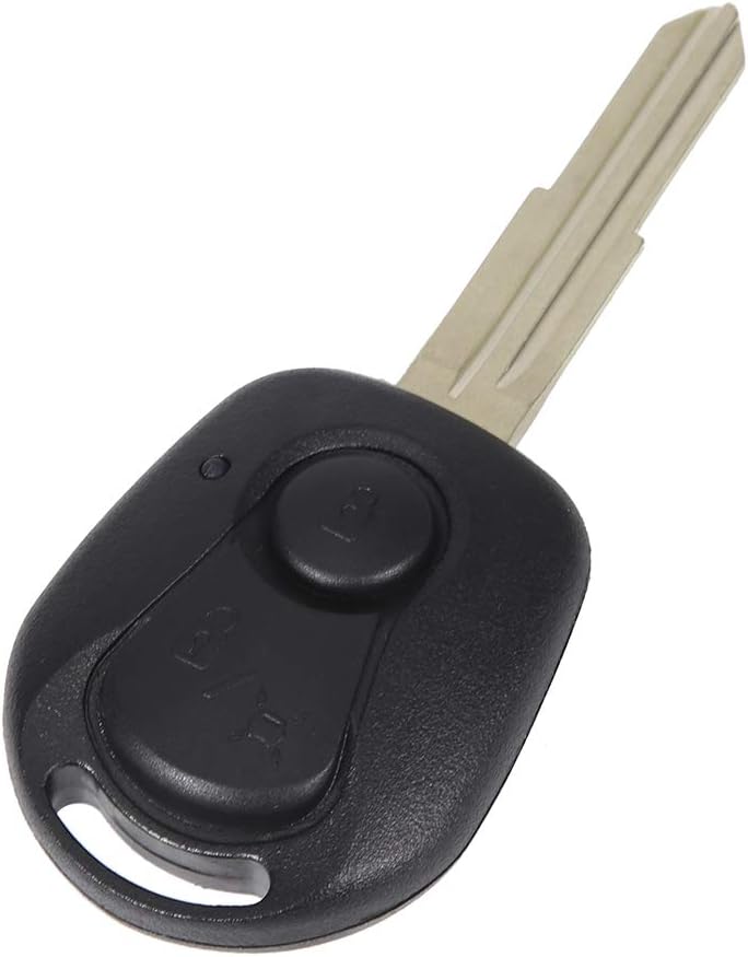 HEEPDD Black 2 Button Remote Key Case, Compact Design for SsangYong Actyon Kyron Rexton, Convenient Storage Black 2 Button Remote Key Case, ABS Material, Nan Automotive Electronics - Image 3