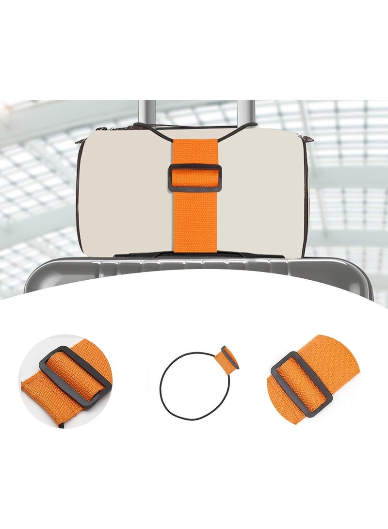 3PCS,Adjustable Elastic Luggage Strap Travel Packing Belt Multi Functional Suitcase Fastening Band Anti Slip Bungee Tie Down Strap for Travel Essentials - Image 2