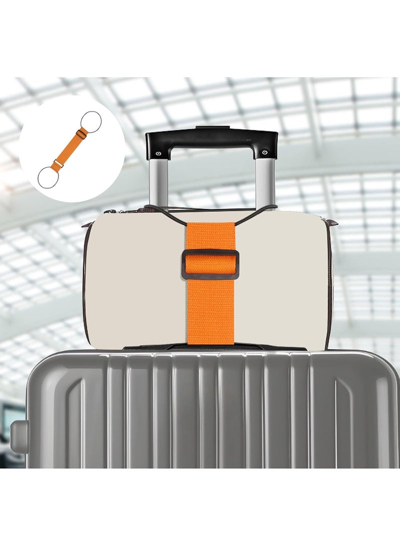 3PCS,Adjustable Elastic Luggage Strap Travel Packing Belt Multi Functional Suitcase Fastening Band Anti Slip Bungee Tie Down Strap for Travel Essentials - Image 3