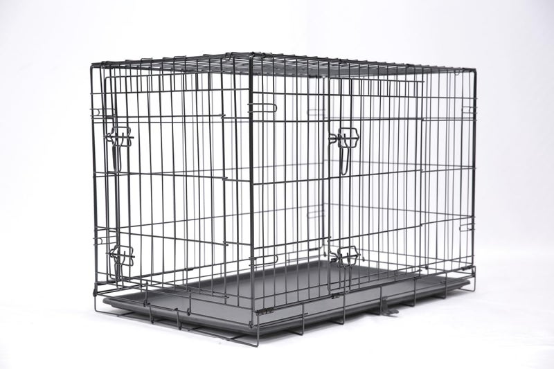 Urban pets قفص الكلاب القابل للطي من أوربان بيتس - حجم كبير 91x56x63 سم - Image 1