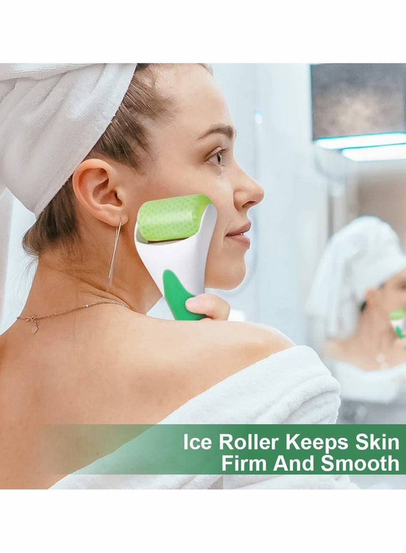 Excefore Jade Roller Massage Gua Sha Facial Tools Set, 4 PackGua Sha Massage Tool for Face and Full Body, Wrinkles Anti-Aging and Eye Puffiness, Keeping Youthful Skin Tone - Image 2