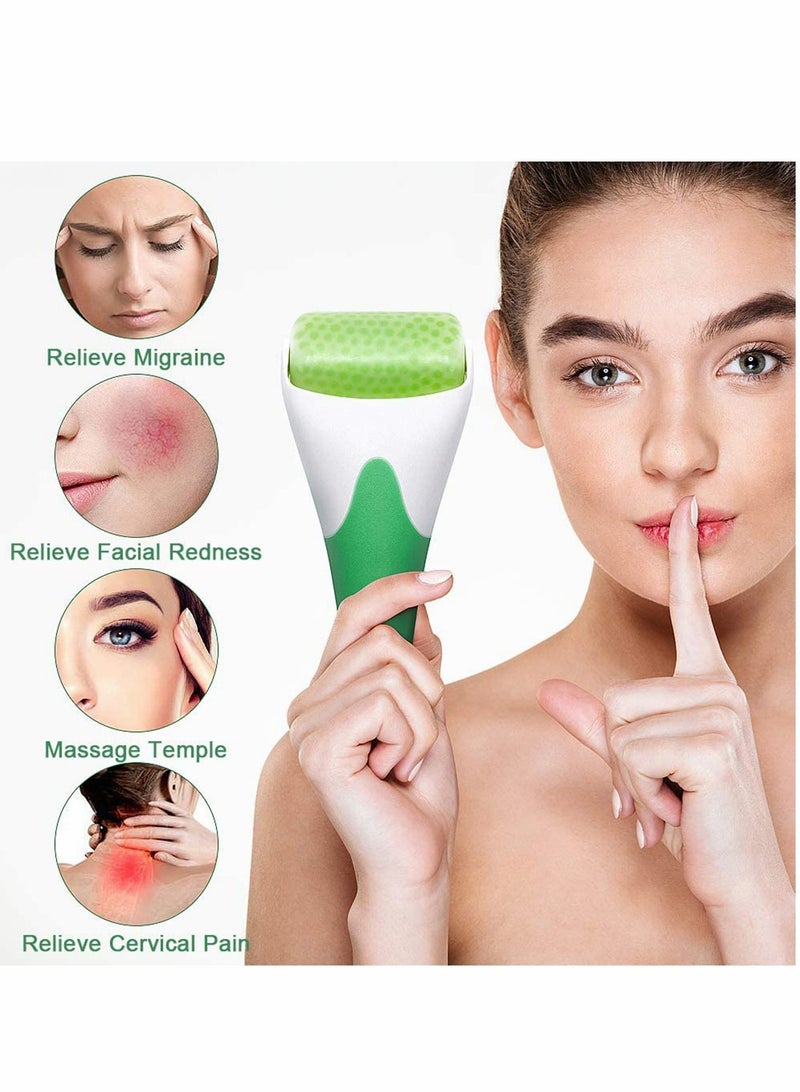 Excefore Jade Roller Massage Gua Sha Facial Tools Set, 4 PackGua Sha Massage Tool for Face and Full Body, Wrinkles Anti-Aging and Eye Puffiness, Keeping Youthful Skin Tone - Image 3