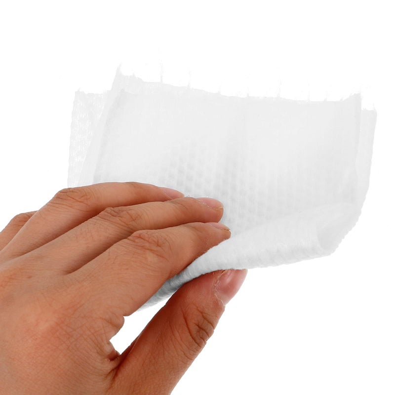 Soft Cotton Facial Towels for Skincare 130g Thick Disposable Washcloths Dry Wet 20x20cm - Image 5