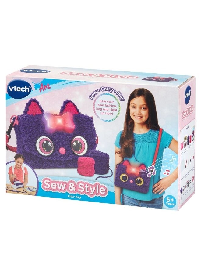 vtech - VTech Art Kitty Bag Sew and Style Kit - Image 1