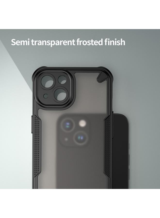S-TOP Case For iPhone 13 Armor Glaze PC Hybrid TPU Phone Case - Image 5