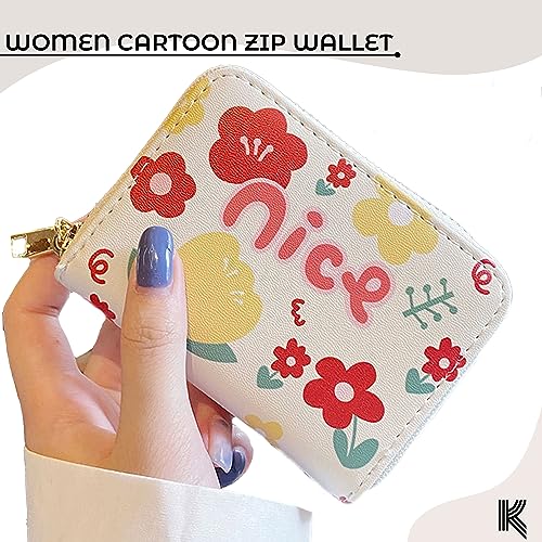 Kraptick Card Holder for Women - Elegant and Versatile Card Pouch, Credit Cardholder, Card Case, Card Organizer (Red) - Image 2