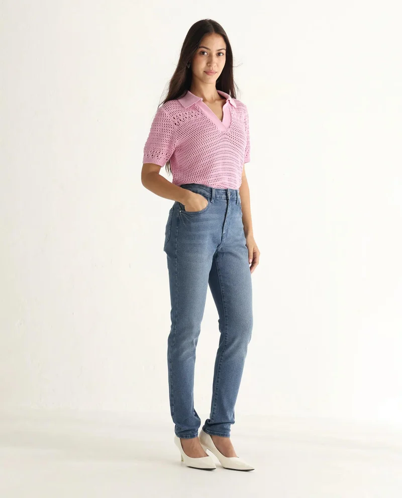 Rareism Women's Skinny Fit Jeans