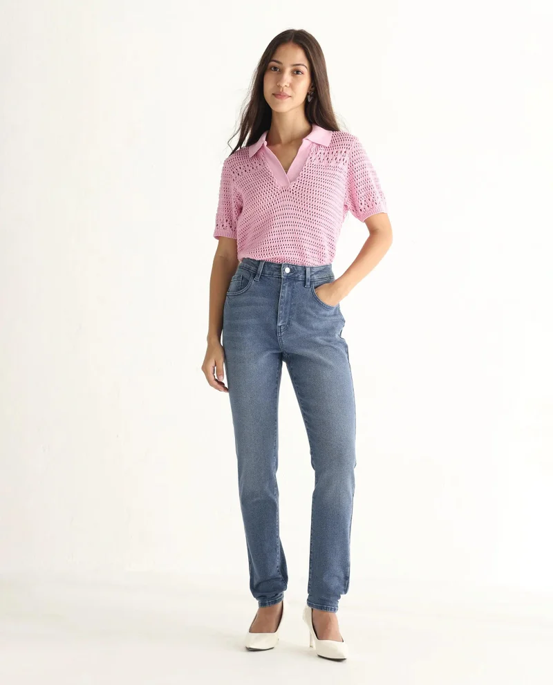 Rareism Women's Skinny Fit Jeans