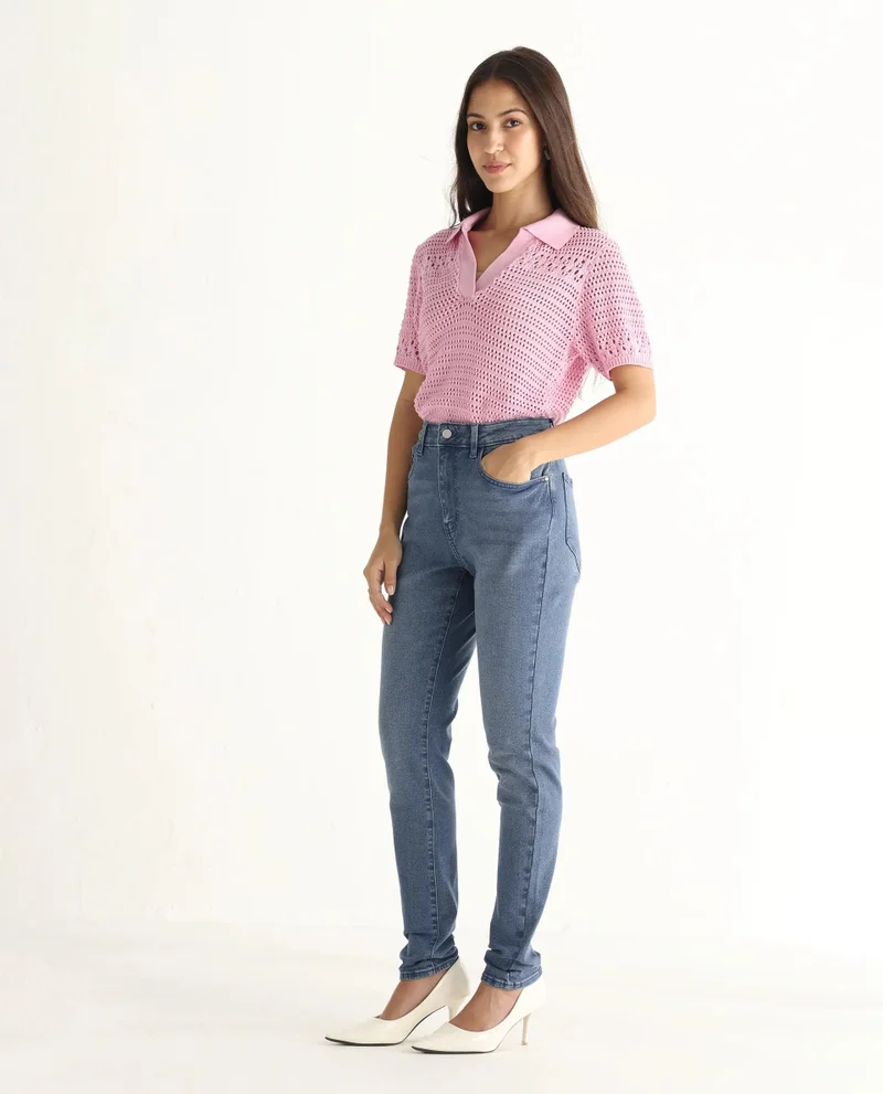 Rareism Women's Skinny Fit Jeans