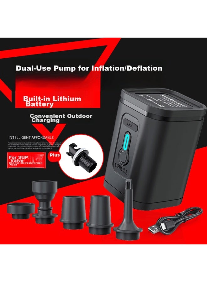 Swimming Fun Yonglebao Battery Air Pump For Outdoor Swimming Pool Inflatable Bed Boat Water Pool, For Riding Toys And Swim Rings, 1200mah - Image 1