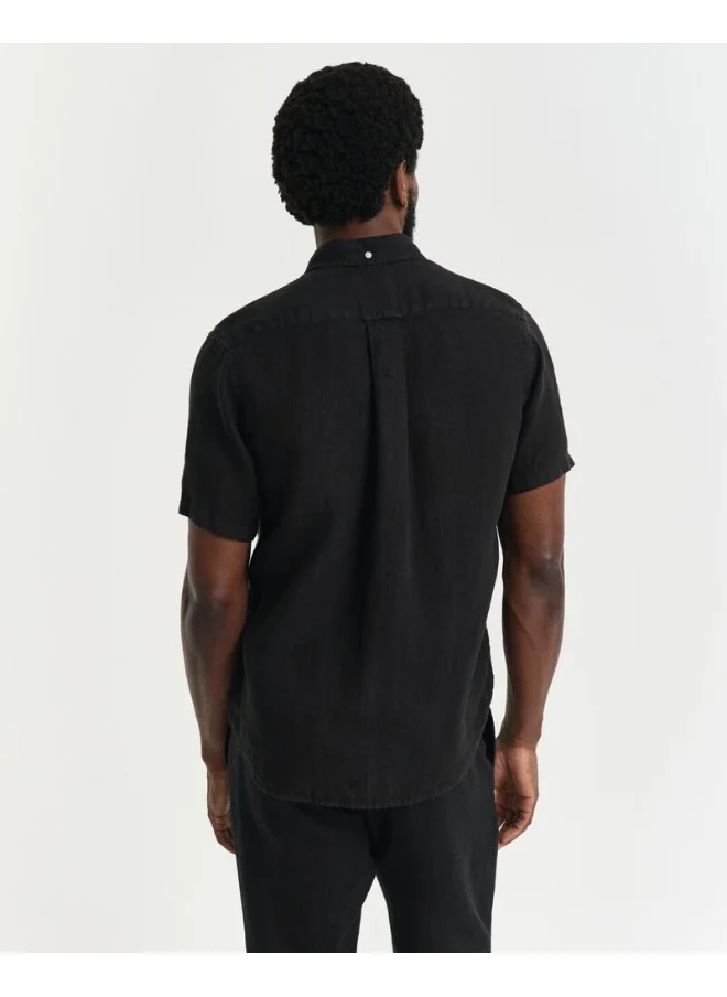 غانت REG GMNT DYED LINEN SHIRT