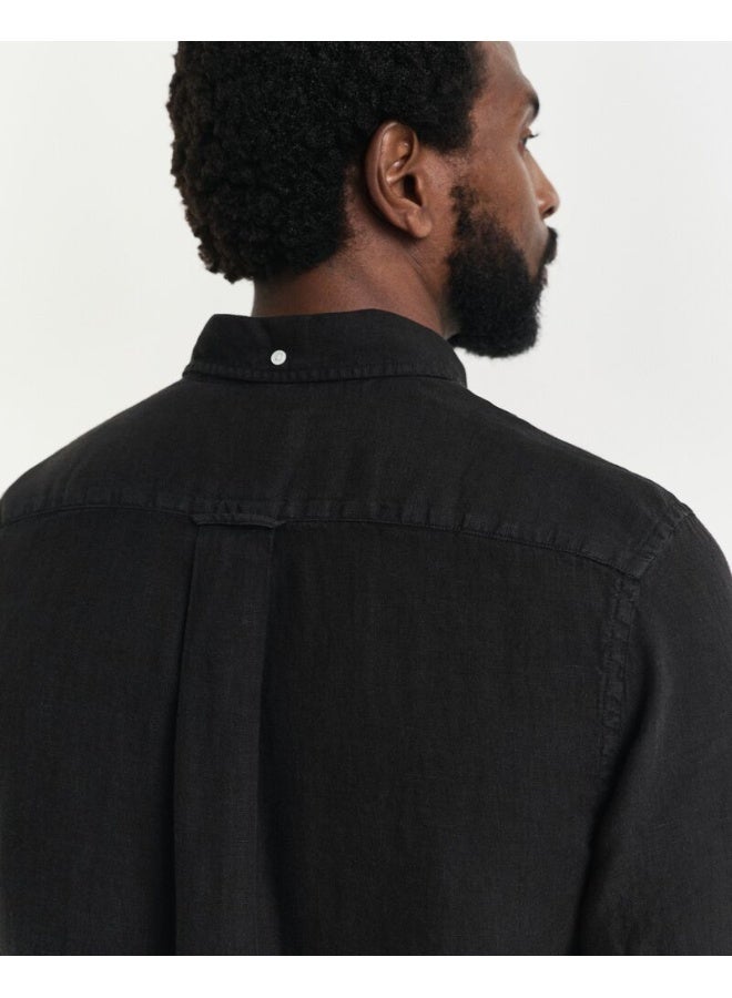 GANT REG GMNT DYED LINEN SHIRT - Image 5