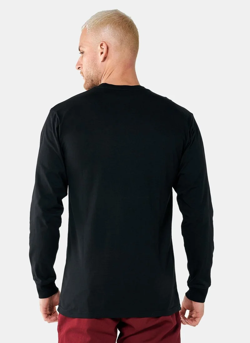 VANS Men's Left Chest Hit Long Sleeve T-Shirt