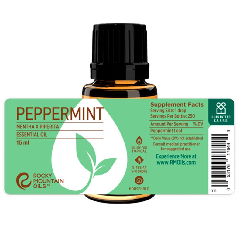 Rocky Mountain Oils Peppermint Essential Oil - Natural Aromatherapy Essential Oils for Diffusers, Topical, and Home - 15ml - Image 2