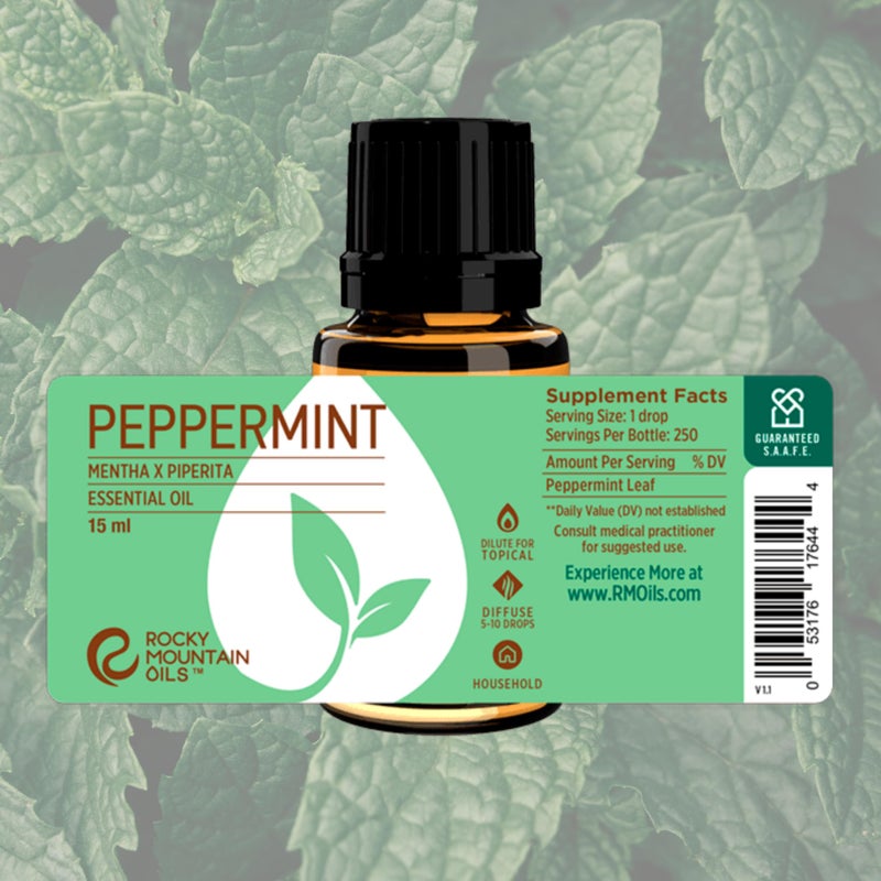 Rocky Mountain Oils Peppermint Essential Oil - Natural Aromatherapy Essential Oils for Diffusers, Topical, and Home - 15ml - Image 3