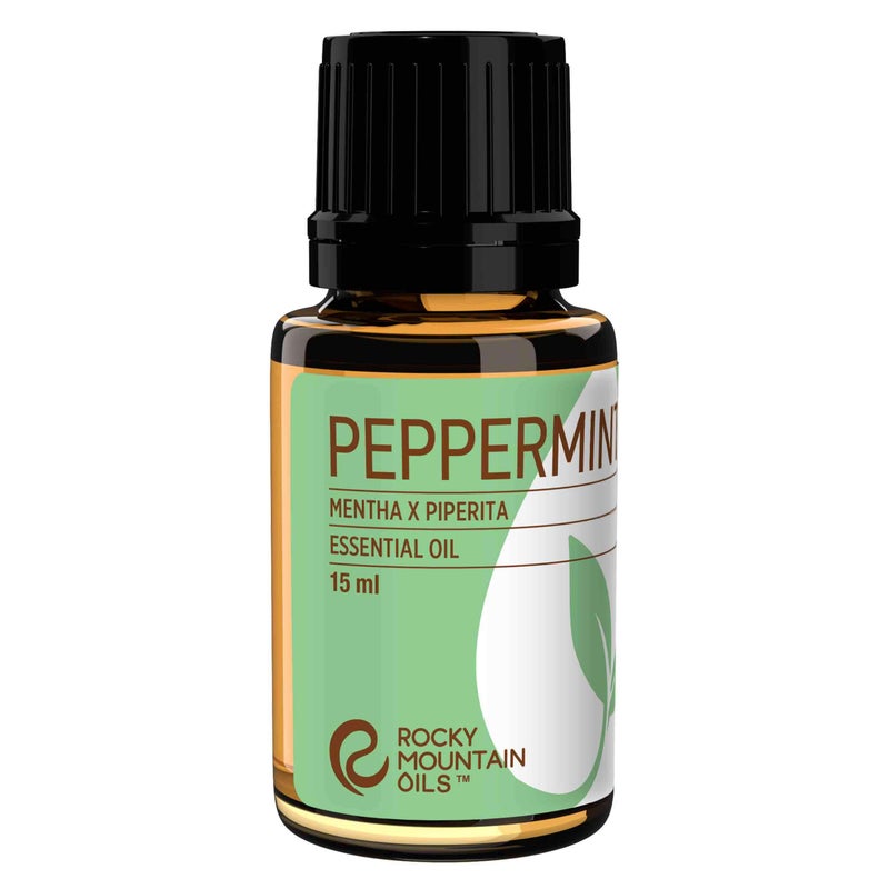 Rocky Mountain Oils Peppermint Essential Oil - Natural Aromatherapy Essential Oils for Diffusers, Topical, and Home - 15ml - Image 1