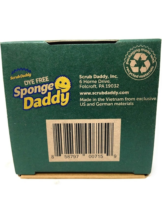 Scrub Daddy - Scrub Daddy Sponge Daddy Dyeless Sponges White - Image 1