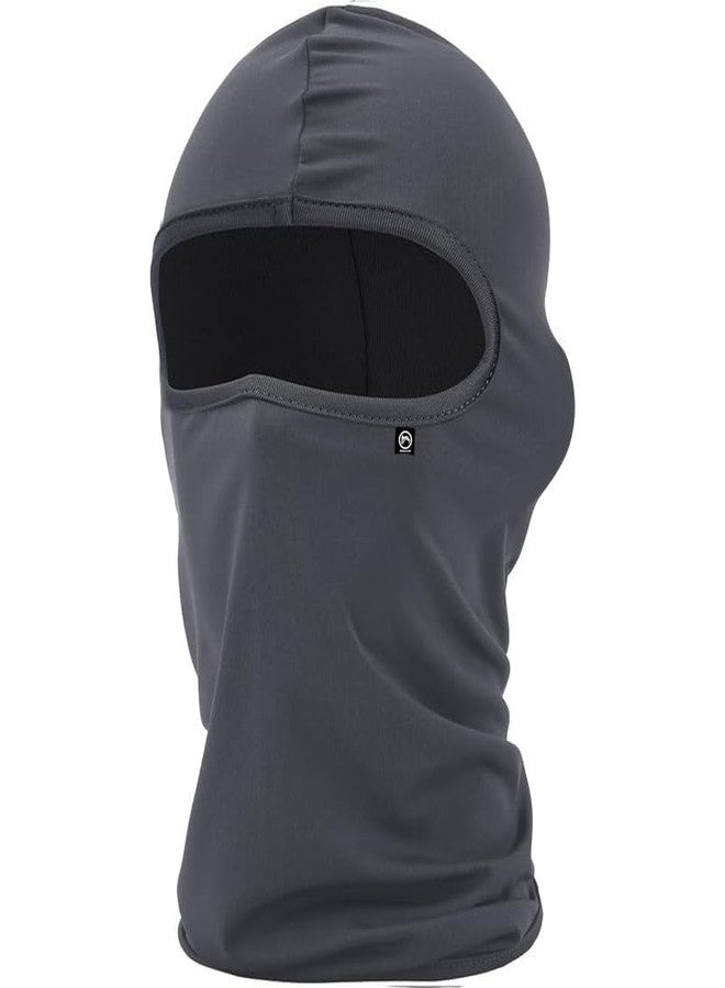 BISMAADH Balaclava Ski Mask, Neck Gaiter Motorcycle Scarf, Summer Cooling UV Protector for Men/Women Dark Grey - Image 1