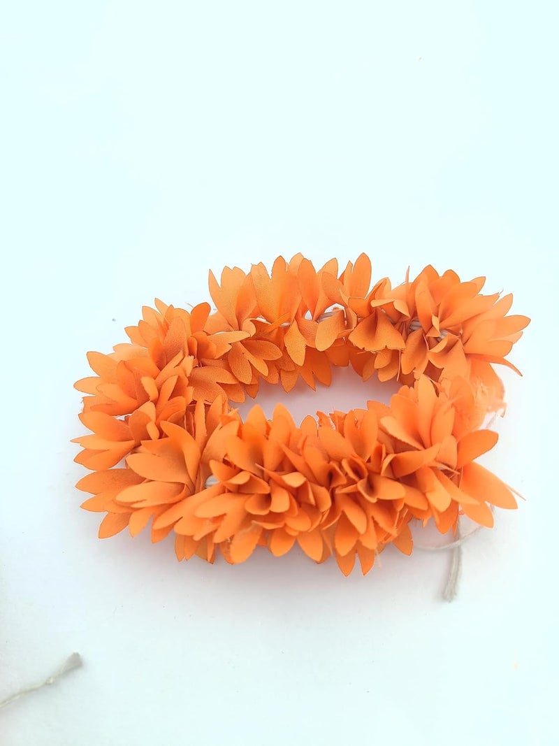 advancedestore Artificial Bun Juda Maker Flower Gajra Hair Accessory for Women and god 10 inch combof pack of 2 - Image 2