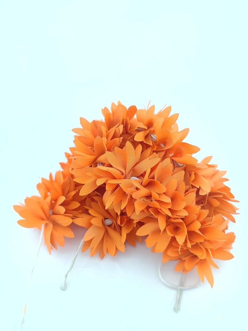 advancedestore Artificial Bun Juda Maker Flower Gajra Hair Accessory for Women and god 10 inch combof pack of 2 - Image 1