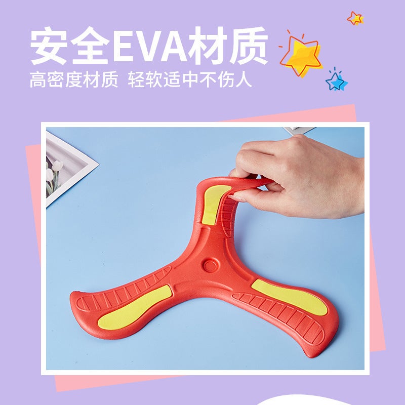 Children'S Triangle Ringback Ufo Boomerang Parent-Child Game Soft Frisbee Boys And Girls Outdoor Educational Toys - Image 4
