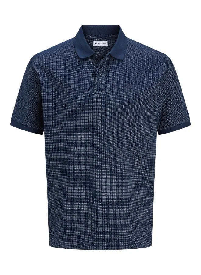 JACK & JONES  Solid Regular Fit Polo for Men | Best Price UAE