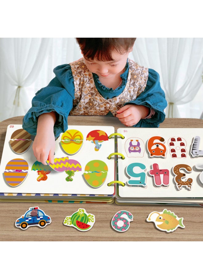 Generic - Quiet Book Baby Toy Book Infant Early Education Velcro Hand Tear Pull Paste Card Kindergarten Enlightenment Toy-Specifications:Early Education Money [to Stick Hook And Loop]] - Image 1