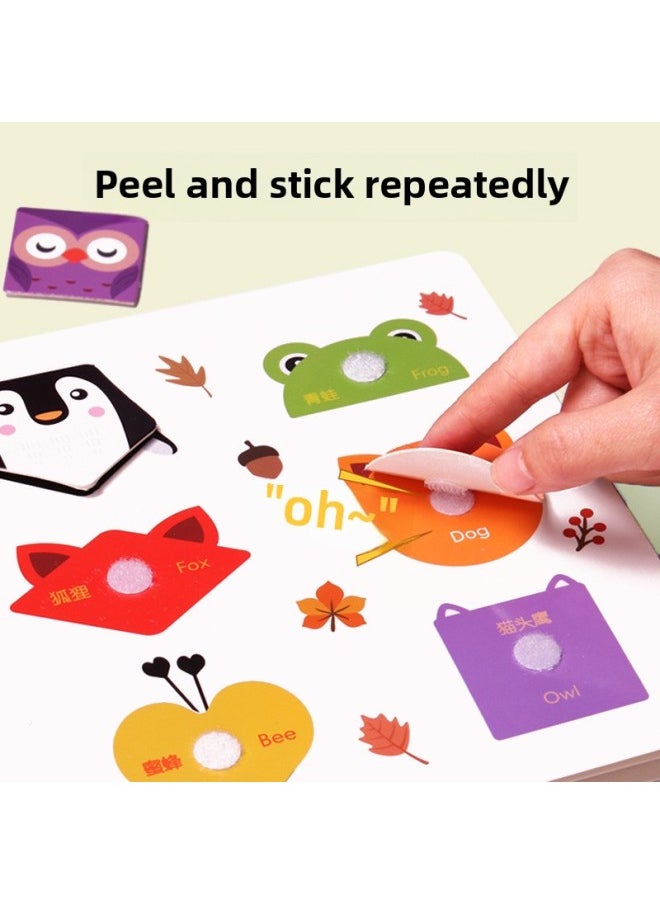 Generic - Quiet Book Baby Toy Book Infant Early Education Velcro Hand Tear Pull Paste Card Kindergarten Enlightenment Toy-Specifications:Early Education Money [to Stick Hook And Loop]] - Image 1