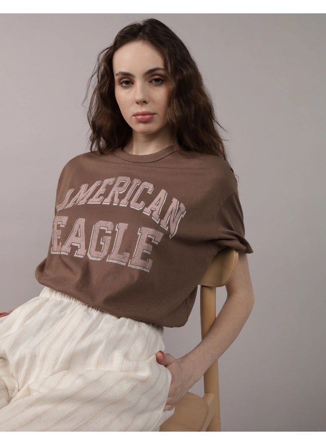 American Eagle AE Boyfriend Logo Graphic T-Shirt  - Image 1
