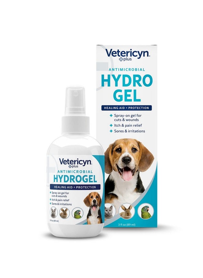 Vetericyn Plus Dog Wound Care Hydrogel Spray | Healing Aid And Wound Protectant, Sprayable Gel To Relieve Dog Itchy Skin, Safe For All Animals. 3 Ounces  - Image 1