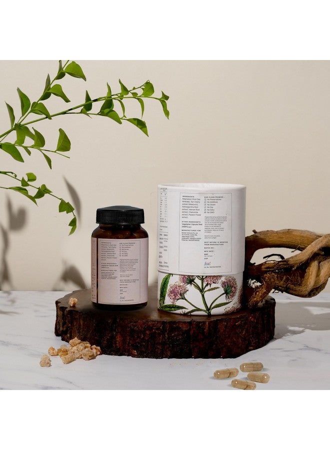 Earthful Melatonin Supplement 8mg For Deep Sleep | With Ashwagandha, Valerian Root & Chamomile Extract |100% Plant-Based, Non-Addictive Formula for Men, Women - 30 Capsules - Image 3